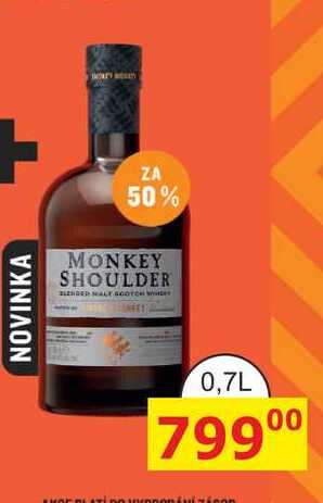 Monkey Shoulder Smokey Monkey 0,7l 40%