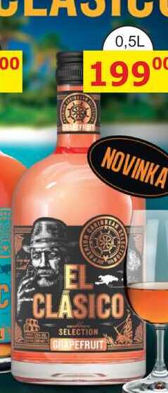 El Clasico Selection Grapefruit 0,5l 