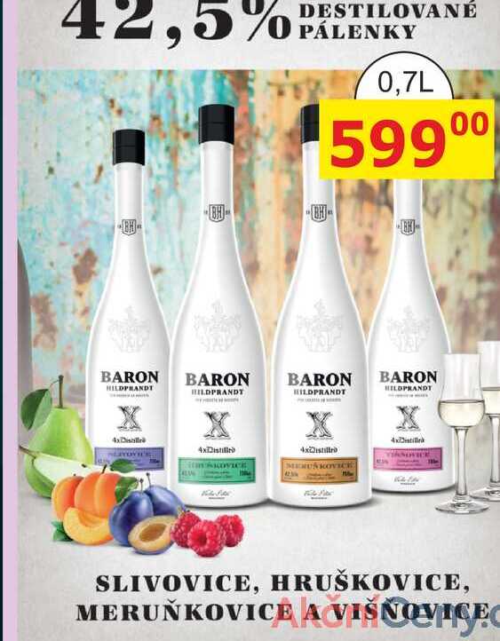BARON destilovaná pálenka 0,7l