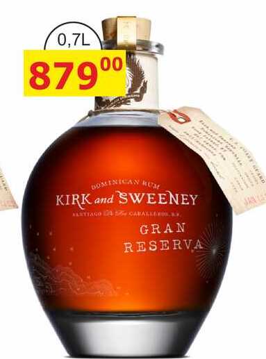 KIRK and SWEENEY GRAN RESERVA 0,7l