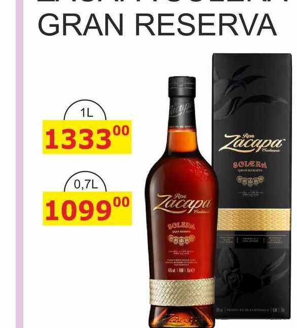 Ron Zacapa Centenario 23letý tmavý guatemalský rum 1l