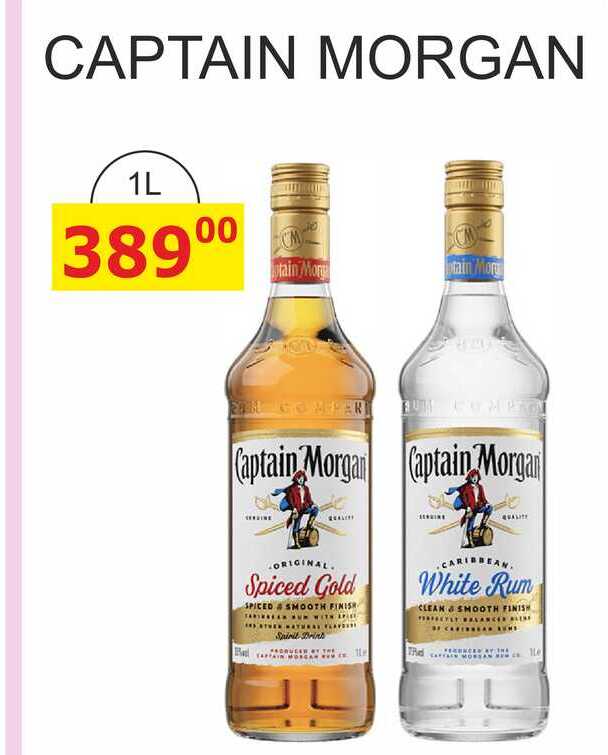Captain Morgan White rum 1l