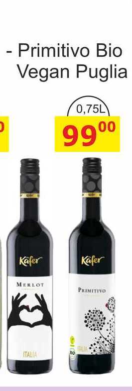 Käfer Primitivo Bio Vegan Puglia 0,75L 