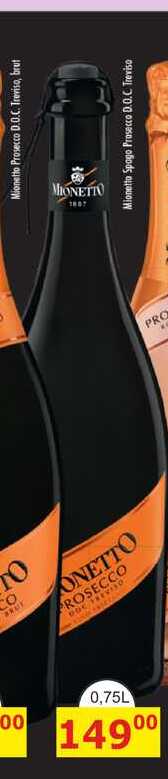 Mionetto Spago Prosecco D.O.C. Treviso 0,75l 