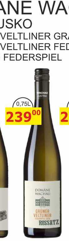 DOMÄNE WACHAU GRÜNER VELTLINER rossatz 0,75L