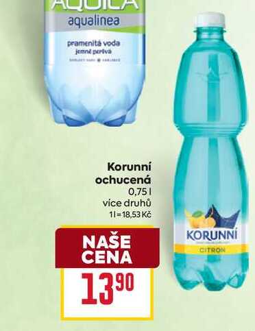 Korunní ochucená 0,75l