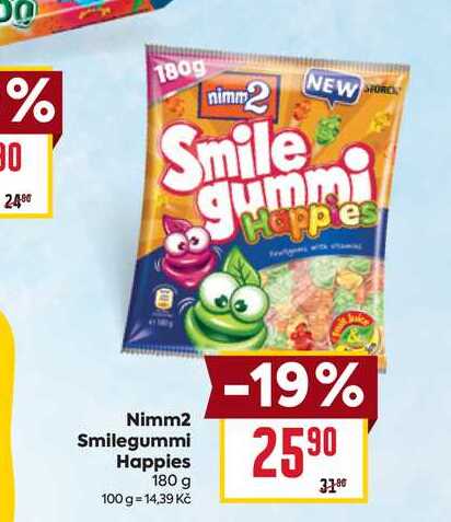 Nimm2 Smilegummi Happies 180 g  