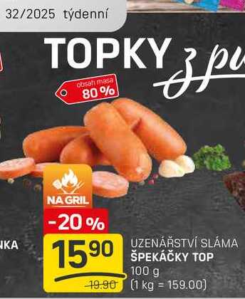 ŠPEKÁČKY TOP 100g