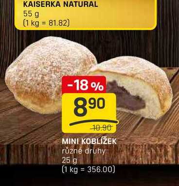 MINI KOBLÍŽEK různé druhy 25 g