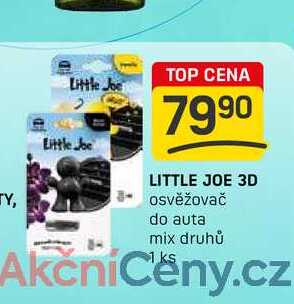 LITTLE JOE 3D osvěžovač do auta mix druhů