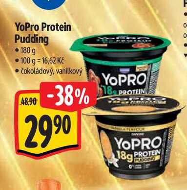 YoPro Protein Pudding  180 g  