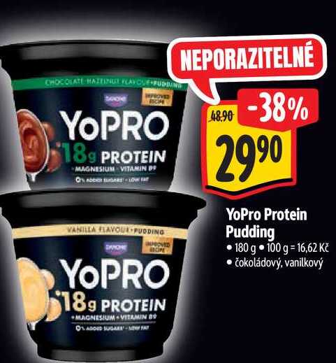  YoPro Protein Pudding  180 g 