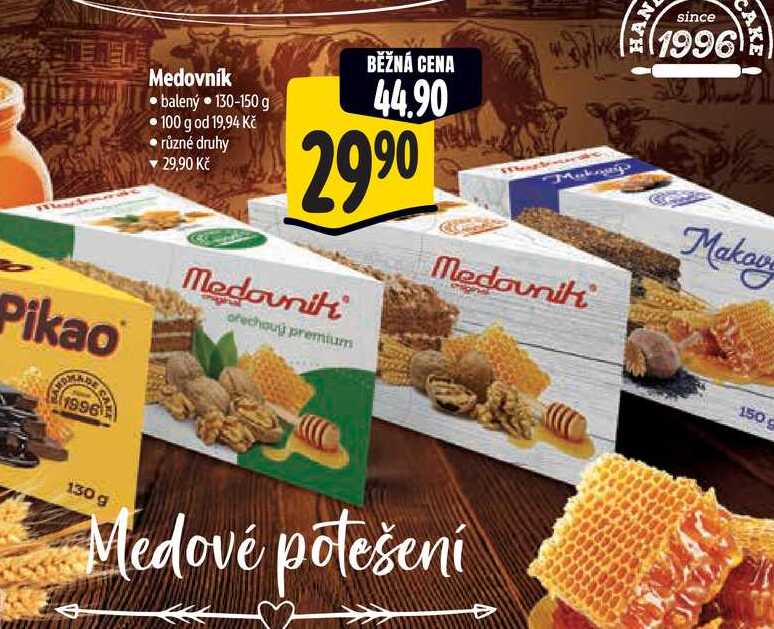  Medovník balený  130-150 g  