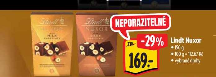  Lindt Nuxor 150 g  