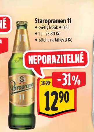   Staropramen 11  0,5 l