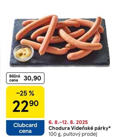 Chodura Vídeňské párky, 100 g