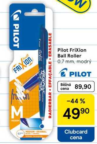 Pilot Frixion Ball Roller, 0,7 mm, modrý 