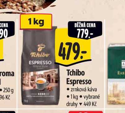   Tchibo Espresso  zrnková káva  1kg  