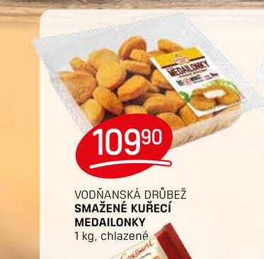 SMAŽENÉ KUŘECÍ MEDAILONKY 1 kg