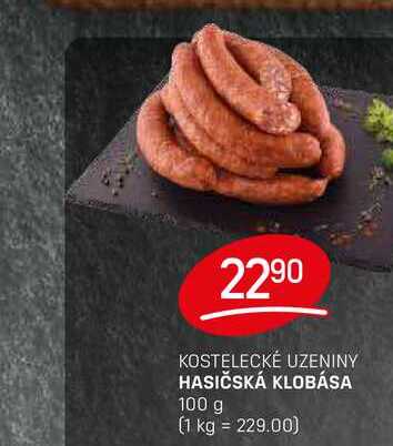 HASIČSKÁ KLOBÁSA 100 g 