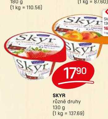 SKYR různé druhy 130 g