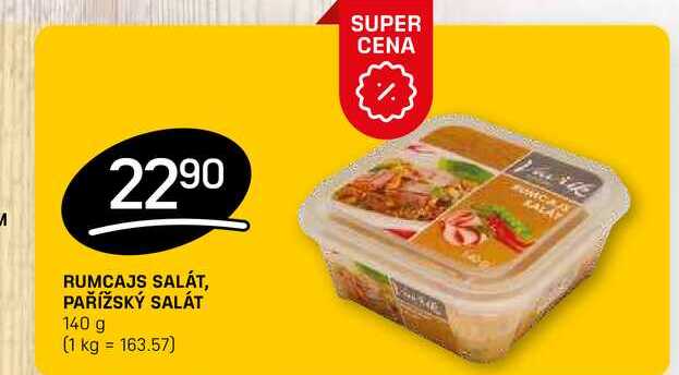 RUMCAJS SALÁT, PAŘÍŽSKÝ SALÁT 140 g