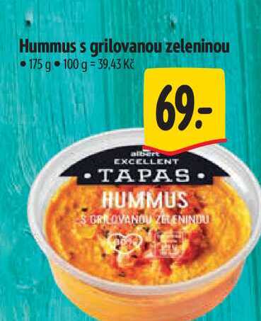 Hummus s grilovanou zeleninou 175 g 