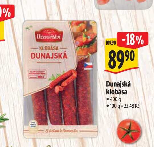   Dunajská klobása 400 g  