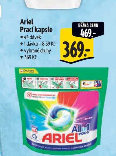   Ariel Prací kapsle 44 dávek 