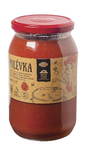 Tomatová polévka s pestem