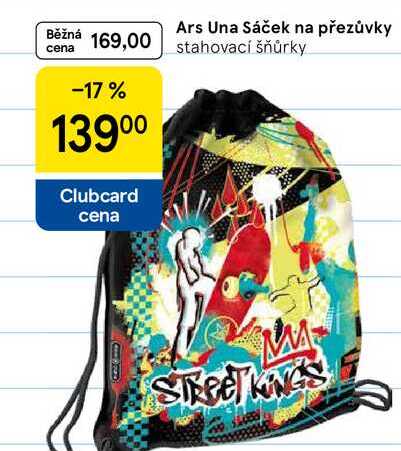Ars Una Sáček na přezůvky, stahovací šňůrky
