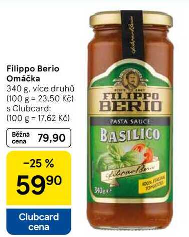 Filippo Berio Omáčka, 340 g 