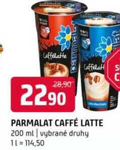 PARMALAT CAFFÉ LATTE 200 ml vybrané druhy 