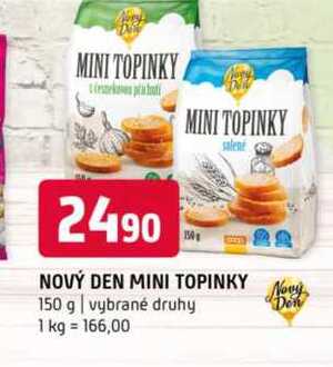 NOVÝ DEN MINI TOPINKY 150 g vybrané druhy 