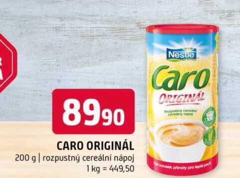 CARO ORIGINÁL 200 g rozpustný cereální nápoj