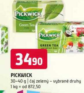 PICKWICK 30-40 g čaj zelený vybrané druhy 