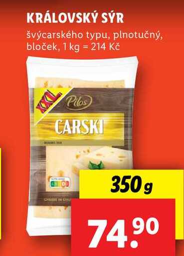 KRÁLOVSKÝ SÝR, 350 g