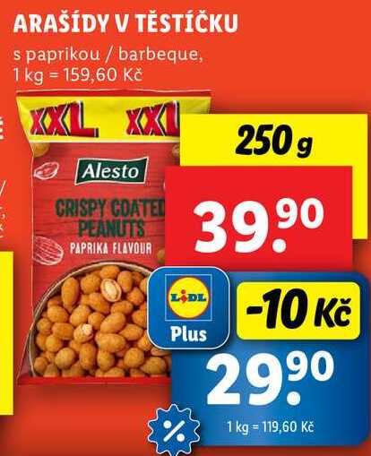 ARAŠÍDY V TĚSTÍČKU, 250 g