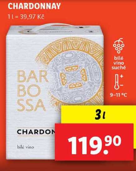 CHARDONNAY, 3 l