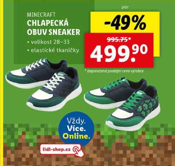 CHLAPECKÁ OBUV SNEAKER 