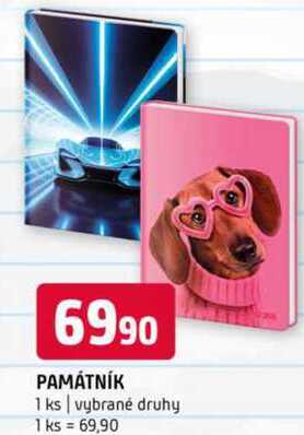 PAMÁTNÍK 1 ks vybrané druhy