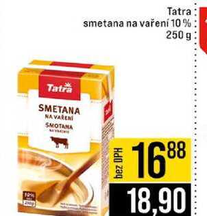 Tatra smetana na vaření 10 % 250 g 