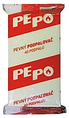 PE-PO PEVNÝ PODPALOVAČ FOLIE 40 PODPALŮ