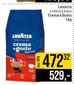 Lavazza zrnková káva Crema e Gusto 1kg 