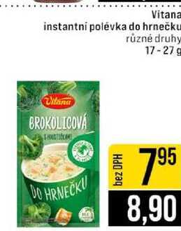 Vitana instantní polévka do hrnečku různé druhy 17-27 g