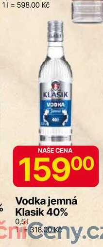 Vodka jemná Klasik 40% 0,5l