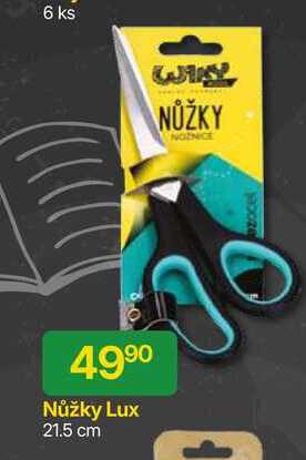 Nůžky Lux 21.5 cm 6 ks 