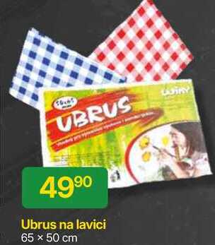 Ubrus na lavici 65 x 50 cm

