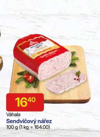 Váhala Sendvičový nářez 100 g 