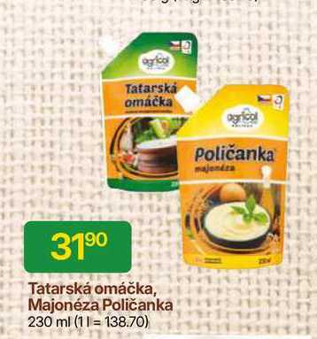 Agricol Poličanka majonéza 230ml